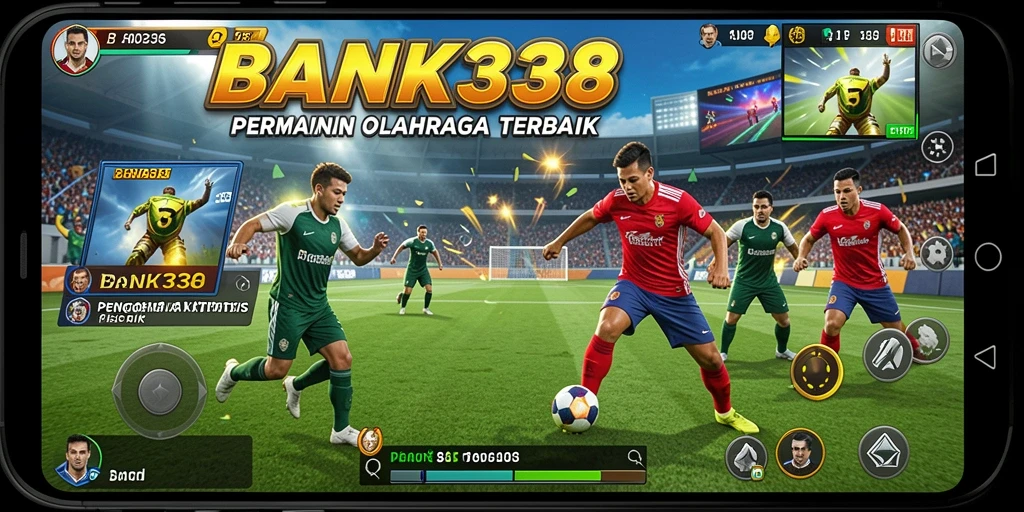 Tampilan gameplay yang mendebarkan dan penuh aksi dari BANK338.