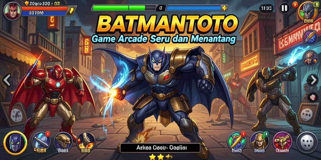 Tampilan gameplay <strong>BATMANTOTO</strong> yang mengasyikkan dan penuh aksi.
