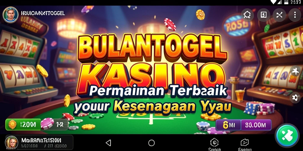 Tampilan gameplay menarik dan interaktif dari BULANTOGEL.