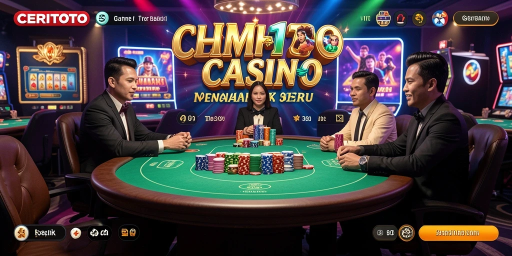 Tampilan screenshot gameplay Live Casino CERITOTO yang mendebarkan.