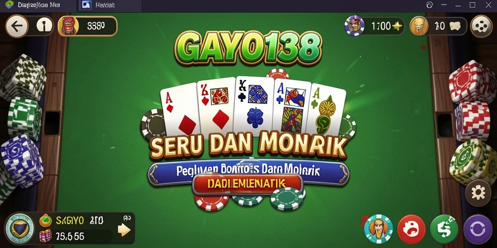 Tampilan gameplay seru dalam GAYO138 dengan domino klasik.
