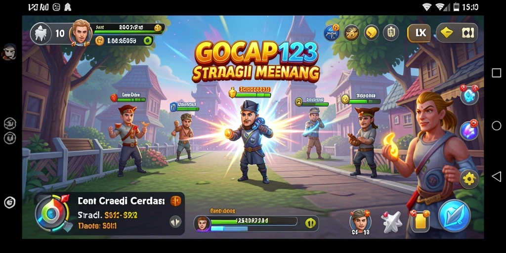 Tampilan gameplay menarik dan strategis di GOCAP123.