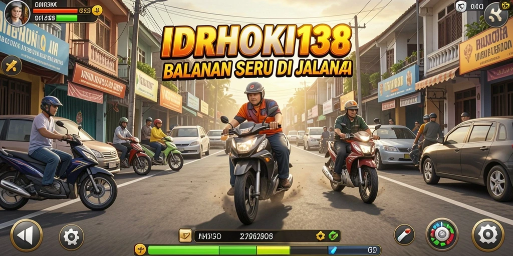 Gameplay balap mendebarkan dari IDRHOKI138 dengan trek yang penuh tantangan.