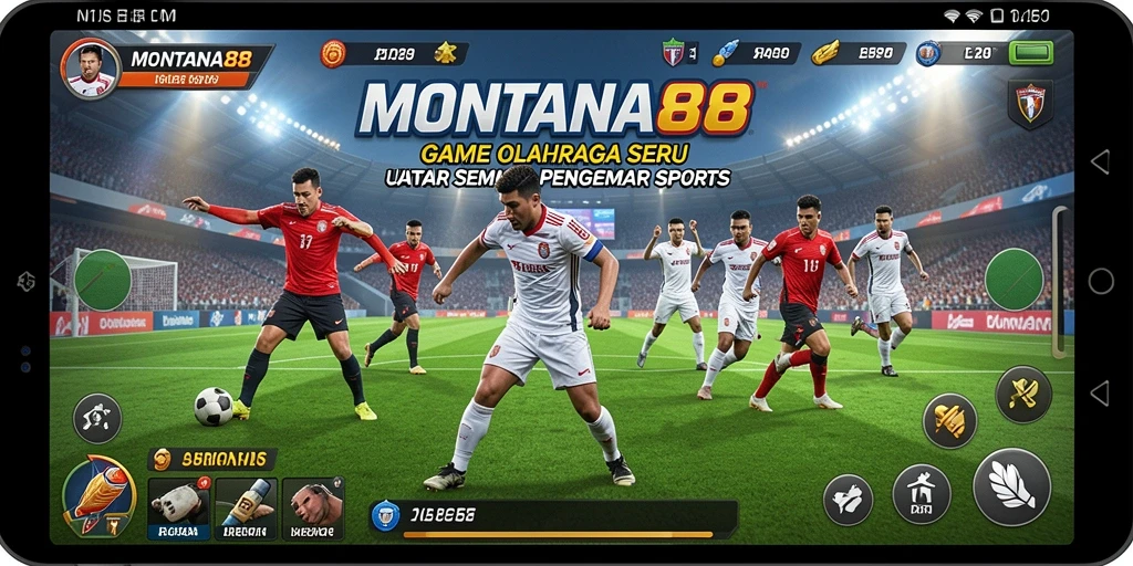 Tangkapan layar MONTANA88 menunjukkan aksi seru dalam permainan olahraga.