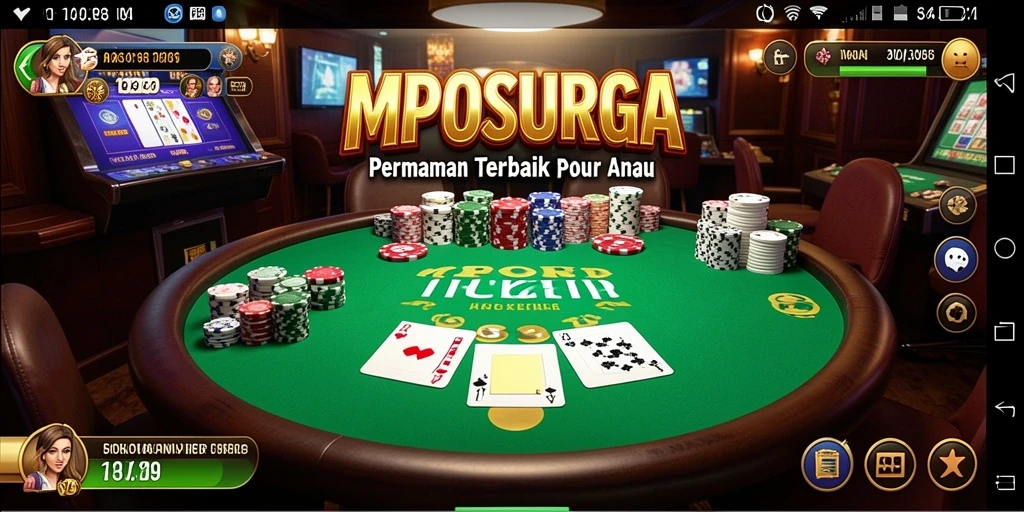 Screenshot MPOSURGA menampilkan pemain yang sedang asyik bermain Poker.