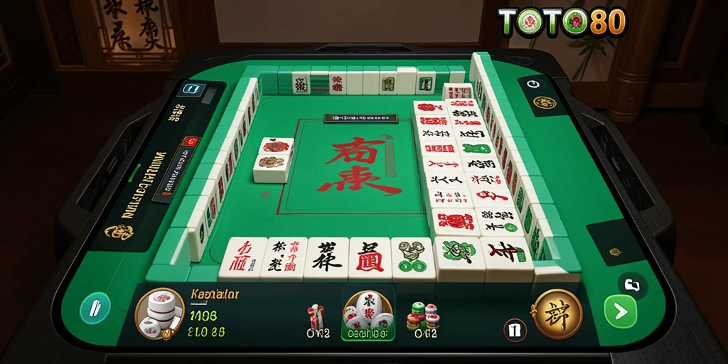 Gameplay TOTO80 yang menarik dengan desain ubin Mahjong.