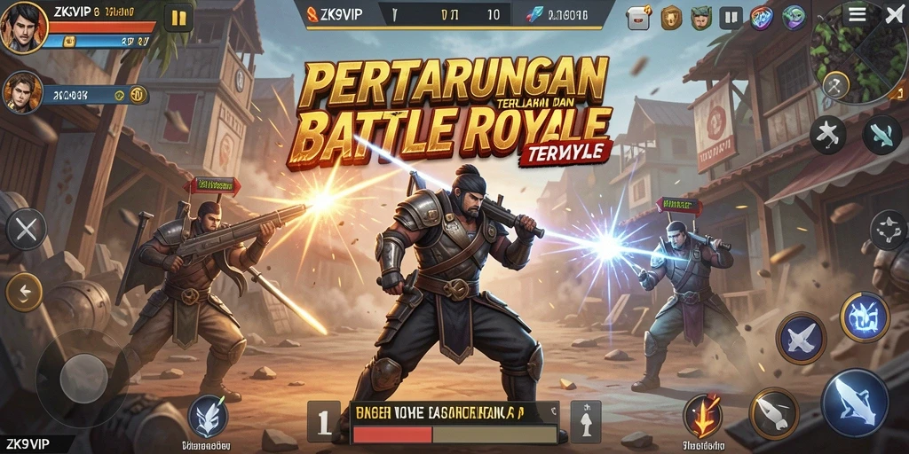 Tampilan seru pertarungan dalam ZK9VIP yang penuh aksi.