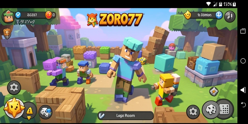 Tampilan gameplay seru ZORO77 yang menantang.